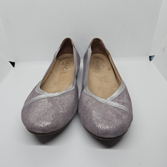 Vionic purple shimmer Caroll ballet flats size 10 - Picture 2 of 9